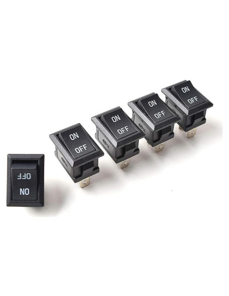 Interruptor Rocker Mini SPST 2 Pines EKYLIN - Paquete de 5
