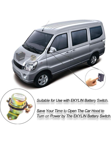 Interruptor Rocker Mini SPST 2 Pines EKYLIN - Paquete de 5