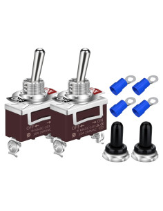 Interruptor de Palanca a Prueba de Agua DaierTek 12V 30A SPST