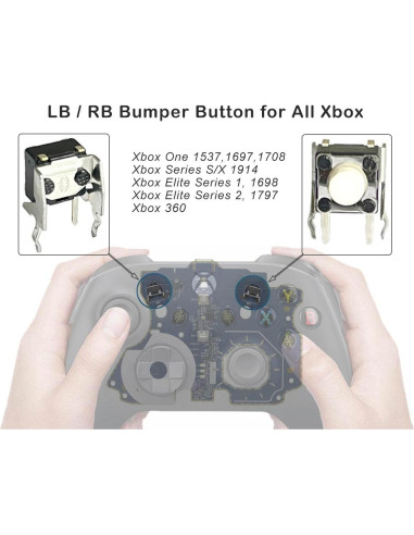 Kit de Reemplazo Interruptores Táctiles ElecGear para Xbox One/S/X