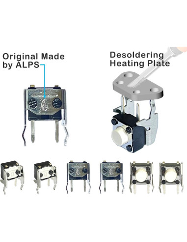 Kit de Reemplazo Interruptores Táctiles ElecGear para Xbox One/S/X