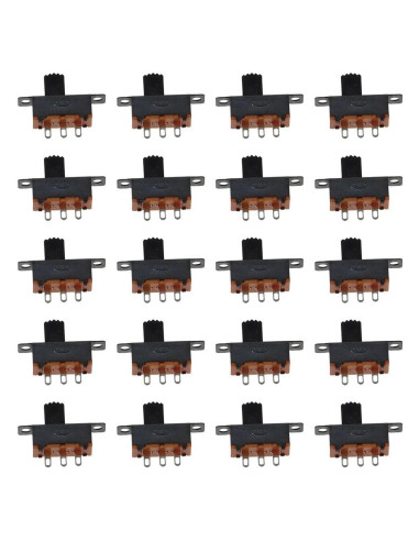 Interruptores deslizantes verticales AllGIFT 20pcs 50V 0.5A
