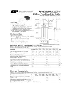 10 Piezas Puente Rectificador KBU2510 1000V 25A FYWDJZJ 2