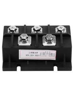 Módulo Rectificador de Puente 200A 1600V YWBL-WH 3 Fases