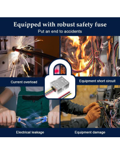 Regulador de Voltaje 24V EKYLIN 4A Estabilizador DC para Coche 2