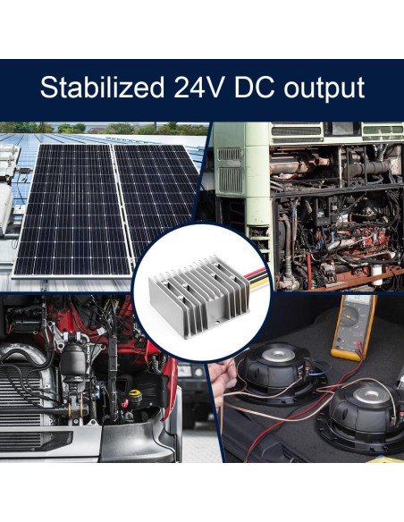 Regulador de Voltaje 24V EKYLIN 4A Estabilizador DC para Coche