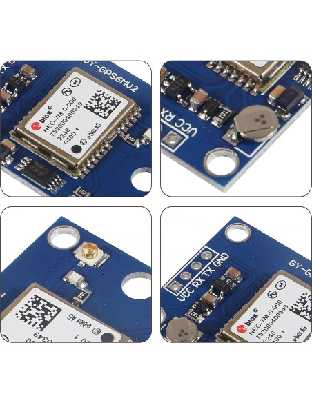 Módulo GPS NEO-7M GY-NEO7MV2 con Antena Cerámica 3-5V