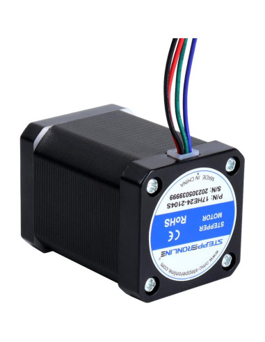 Motor Paso a Paso Bipolar Nema 17 STEPPERONLINE 60Ncm 2.1A