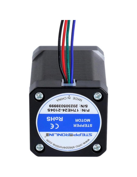 Motor Paso a Paso Bipolar Nema 17 STEPPERONLINE 60Ncm 2.1A