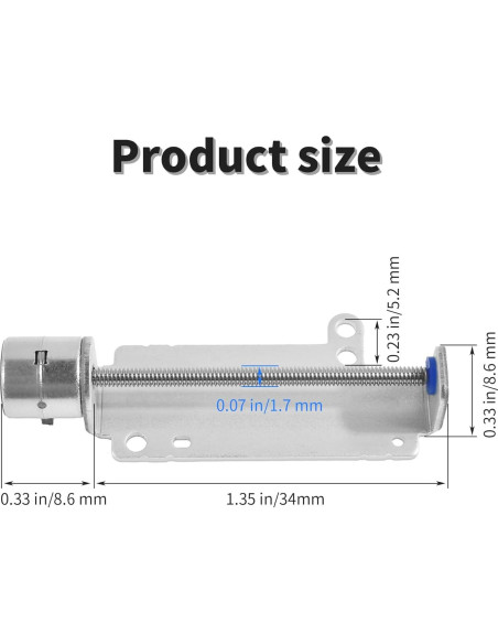 Motor Paso a Paso 2 Pcs BJ02 DC 3V 43mm Precisión DIY