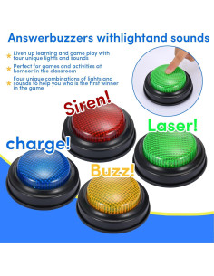 Conjunto de 8 Timbres Interactivos SHANTOU KELEZHI 0.67 kg 2