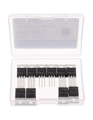Transistor MOSFET BOJACK IRLZ34N 30A 55V Paquete de 10