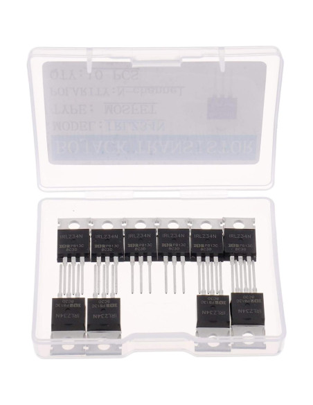 Transistor MOSFET BOJACK IRLZ34N 30A 55V Paquete de 10