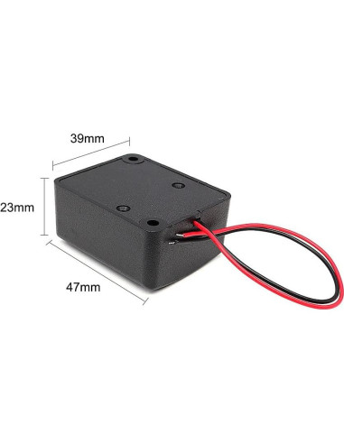 Alarma Electrónica Piezo 110dB ShangHJ 6 Pcs + Clip 9V