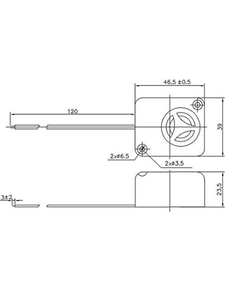 Alarma Electrónica Piezo 110dB ShangHJ 6 Pcs + Clip 9V