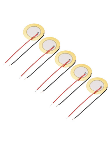 Discos Piezoeléctricos uxcell 27mm para Guitarra y Micrófono - 5 Pcs