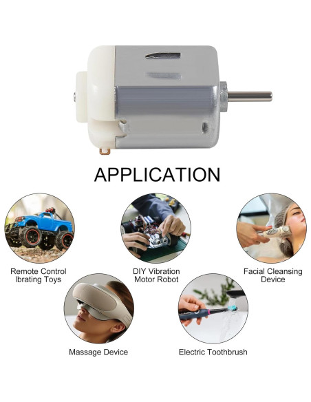 Kit de 20 Motores DC 130 DWEII 3V-12V 25000 RPM para Juguetes