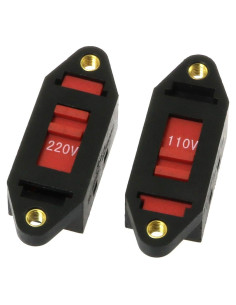 Selector de Voltaje E-outstanding 2 PCS 110V a 220V DPDT