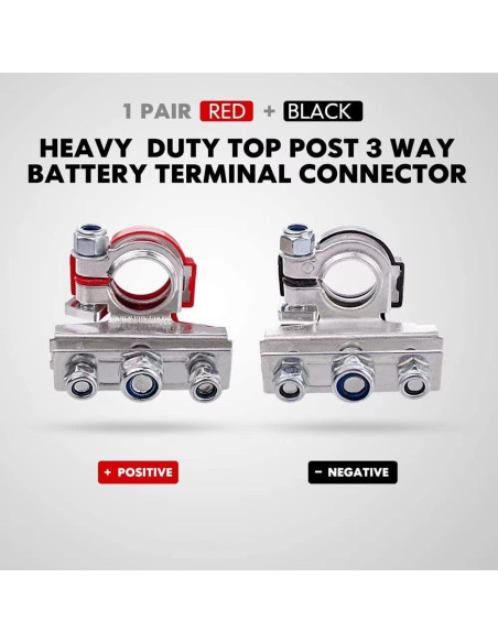 Terminales de Conexión de Batería 12V Cannonfish 2 Pcs