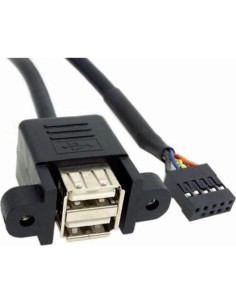 Adaptador USB 2.0 Tipo A Femenino a 9 Pines ANRANK 50cm 2