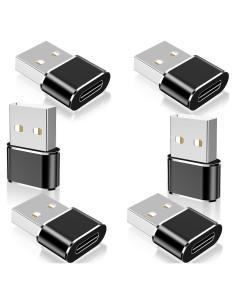 Adaptador USB C 3.1 Hembra a USB 2.0 Macho 6 Pack DSW