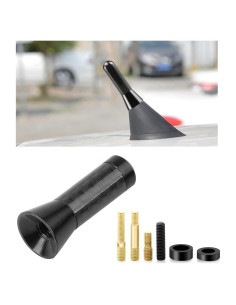 Antena Corta para Auto KVAEY 3.48 cm Fibra de Carbono Negro