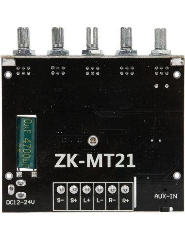 Placa Amplificador Estéreo Digital ZK-MT21 Bluetooth 2.1 50W