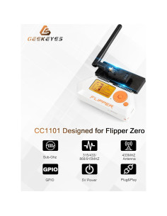 Módulo RF GEEKEYES CC1101 433MHz con Antena y Placa GPIO 2