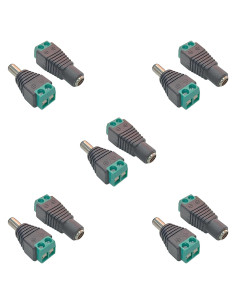 Conector Adaptador Corriente Continua DIYables 2.1x5.5mm 10 Piezas