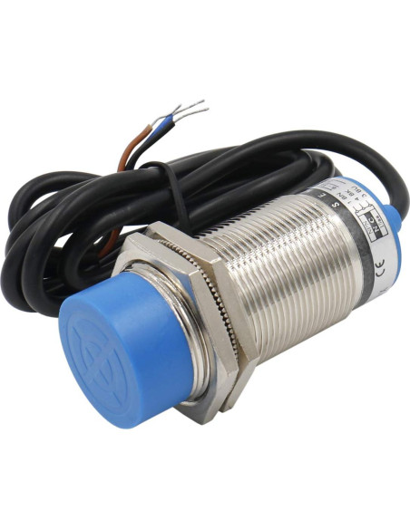 Sensor de Proximidad Inductivo Heschen M30 NPN NC 15mm 10-30VDC