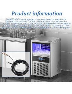 Termistor NTC 2009853 para Máquina de Hielo Manitowoc 2