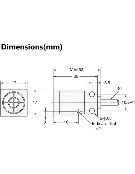 Sensor de Proximidad Inductivo NPN 10-30V 5mm Walfront