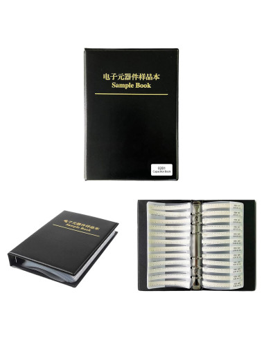 Kit de Capacitores SMD 0201 Easyscen 50 Valores 2500pcs