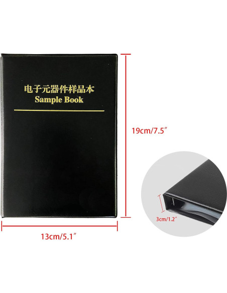 Kit de Capacitores SMD 0201 Easyscen 50 Valores 2500pcs