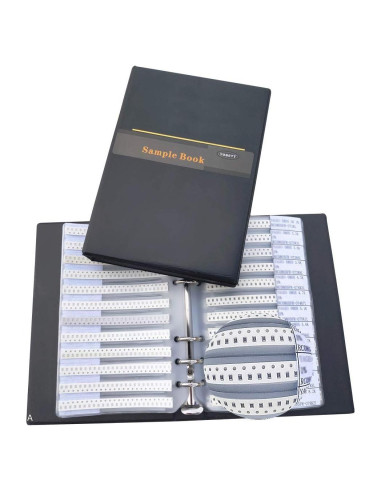 Kit de Resistencias SMD 1206 VvWYOBETT 178 Valores 0-20M ohm