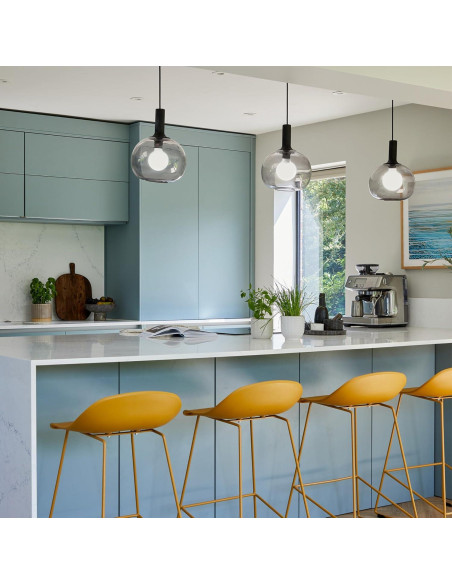 2 Bombillas LED Globo E26 7W 450 Lúmenes Regulables 3 Colores