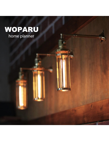 Bombilla Edison Vintage WOPARU T28 4W 18.5cm Ámbar Dimmable