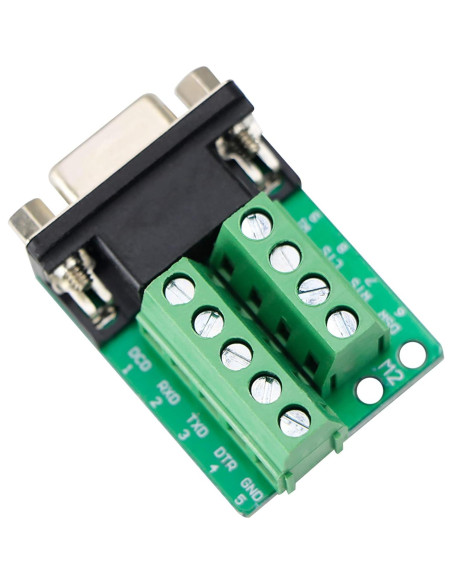 Conector hembra DB9 RS232 sin soldadura - 3 piezas Conector hembra DB9 RS232 sin soldadura - 3 piezas