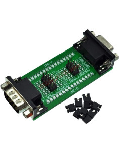 Placa de Prueba Diagnóstica DB9 CZH-LABS con Conectores Macho y Hembra 2