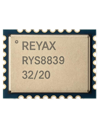 Módulo GNSS RYS8839 Reyax Doble Banda L1 L5 Multi Constelación