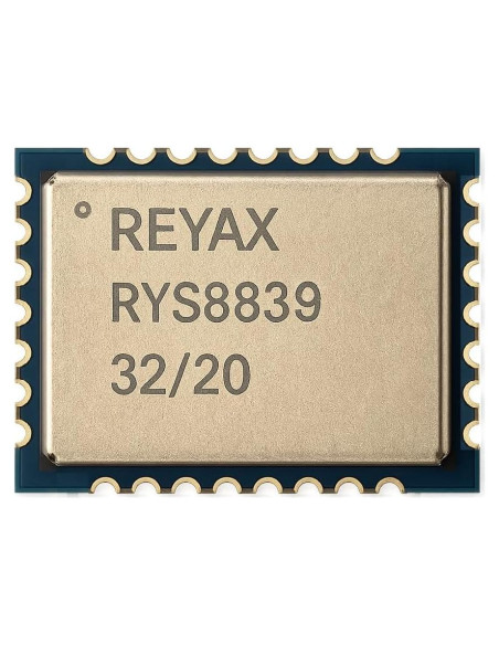 Módulo GNSS RYS8839 Reyax Doble Banda L1 L5 Multi Constelación