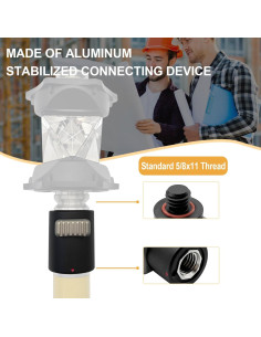 Adaptador de liberación rápida GNSS Liyuusi para RTK y estación total 2