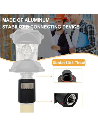 Adaptador de liberación rápida GNSS Liyuusi para RTK y estación total