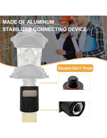 Adaptador de liberación rápida GNSS Liyuusi para RTK y estación total