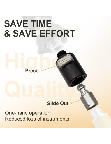 Adaptador de liberación rápida GNSS Liyuusi para RTK y estación total