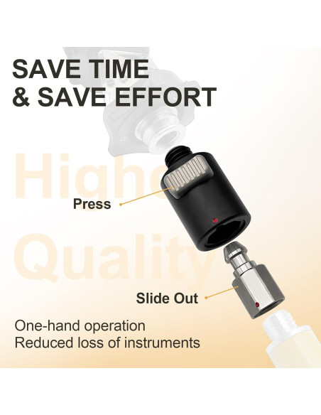 Adaptador de liberación rápida GNSS Liyuusi para RTK y estación total