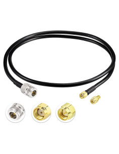 Cable Coaxial Bingfu N hembra a RP-SMA macho 1 metro