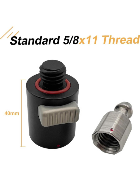 Adaptador de liberación rápida GNSS Liyuusi para RTK y estación total