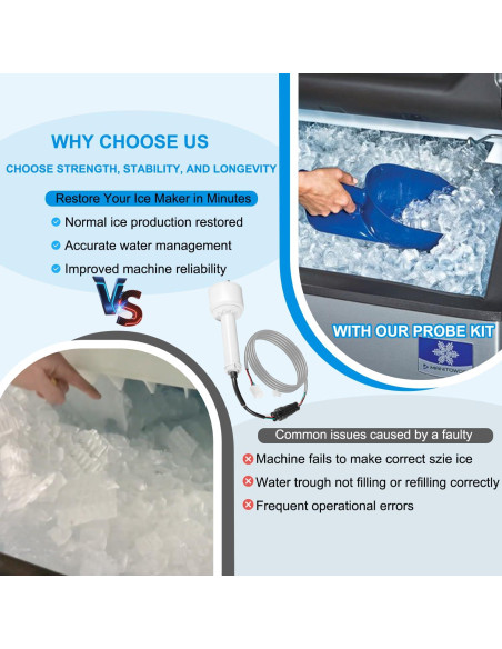 Kit de Sonda de Nivel de Agua Manitowoc 000016053 - Reemplazo Premium