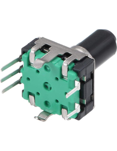 Encoder Rotativo uxcell 360 Grados 7 Pines Tipo D Verde 2pcs
